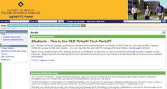Desktop Screenshot of myptc.pulaskitech.edu